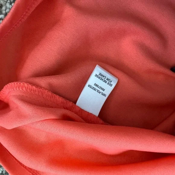 Cato Orange Pink Floral Boho Paisley Long Sleeve Women's Dress Sundress Sz Small - Picture 3 of 5